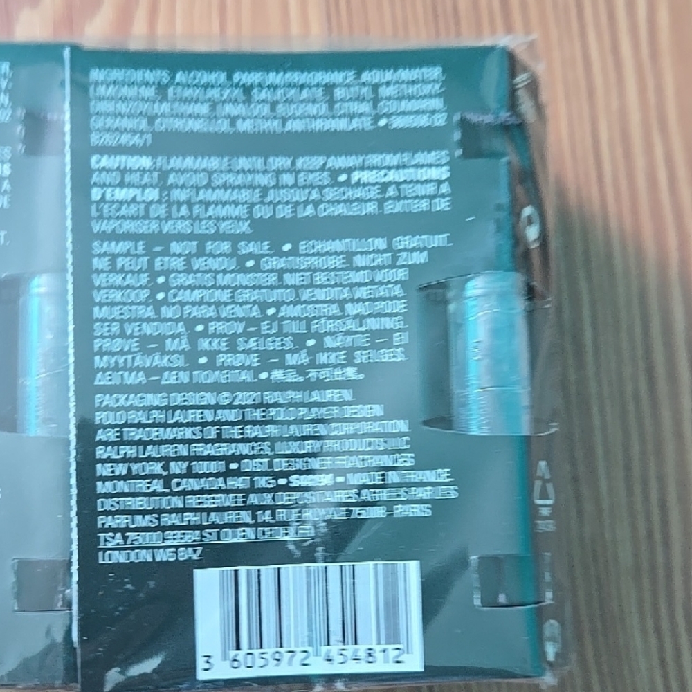 Ralph Lauren Polo Cologne Intense 12 Pk Sample Spray - Picture 3 of 4